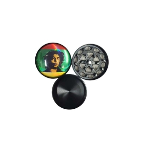 Młynek grinder Bob Marley  fi 50 mm/ 3part
